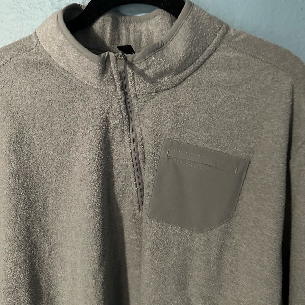 Adidas Primegreen Pocket Quarter-Zip Pullover - Picture 4 of 7